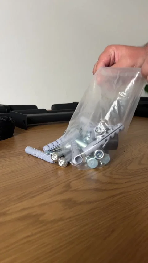 Hardware for Pull-Up Bar Assembly Stock Footage 311017458