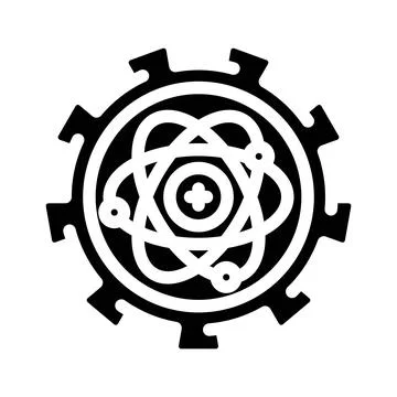 Hardware scalability quantum computer glyph icon vector illustration イラスト素材