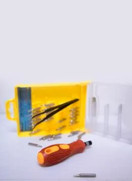 Hardware Screw Driver Tool Kit Multi functional Hand Tools kit Repair Tool Stock Photos