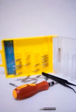Hardware Screw Driver Tool Kit Multi functional Hand Tools kit Repair Tool 写真素材
