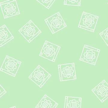 Hardware solution digital processing line seamless pattern イラスト素材