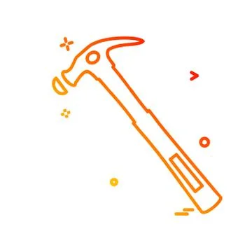 Hardware tools icon design vector Stock Illustration