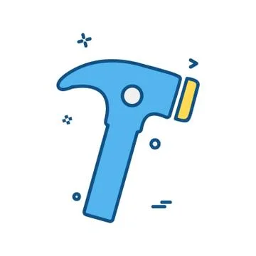 Hardware tools icon design vector Stock Illustration