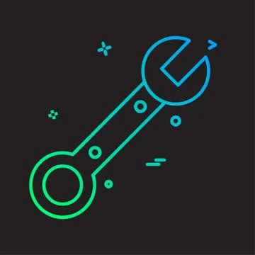 Hardware tools icon design vector Stock Illustration