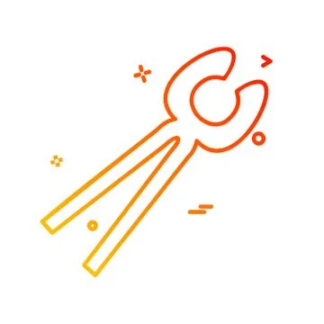 Hardware tools icon design vector Stock Illustration