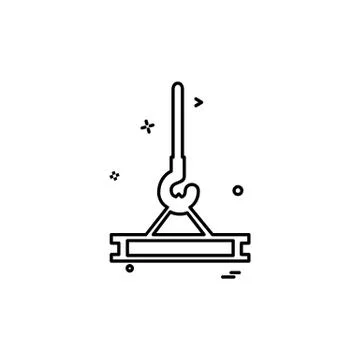Hardware tools icon design vector Illustrazione stock