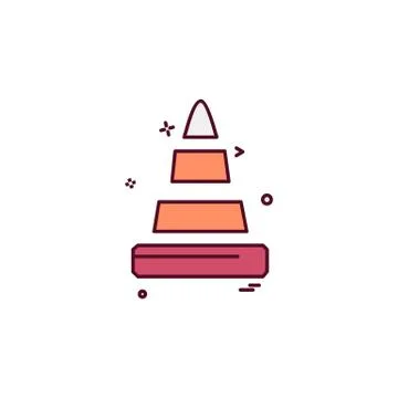 Hardware tools icon design vector Stock Illustration