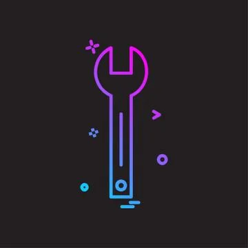 Hardware tools icon design vector Stock Illustration