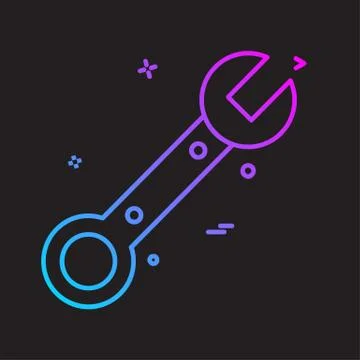 Hardware tools icon design vector Stock Illustration