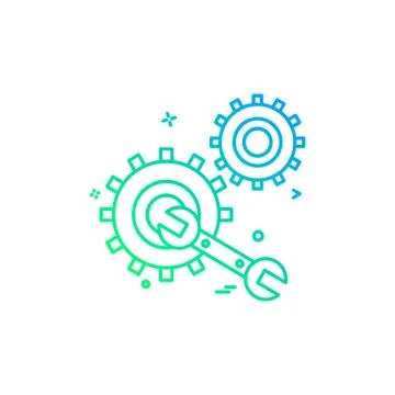 Hardware tools icon design vector Stock Illustration
