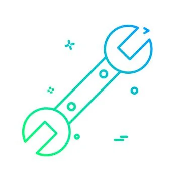 Hardware tools icon design vector Stock Illustration