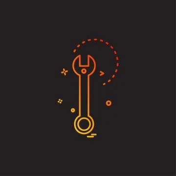 Hardware tools icon design vector Stock Illustration