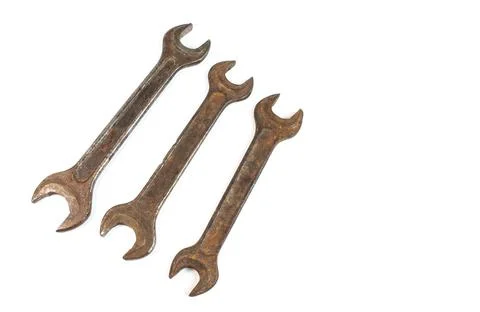 Hardware on a white background. Photos