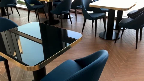 Hardwood floor made of maple wood and installed as flooring in modern interior Stockbeeldmateriaal 123744913