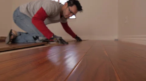 Hardwood flooring 3 Video stock 49758809
