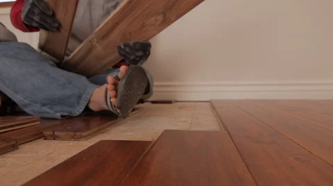 Hardwood flooring 4 Vídeo Stock 49758928