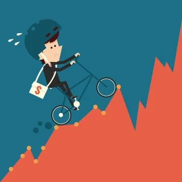 Hardworking concept Stock Illustration