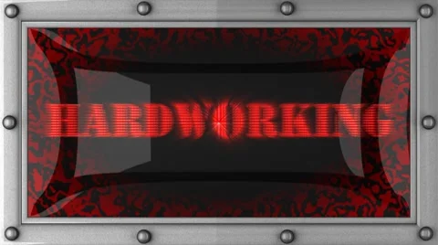 Hardworking on led Stock Footage 8760954
