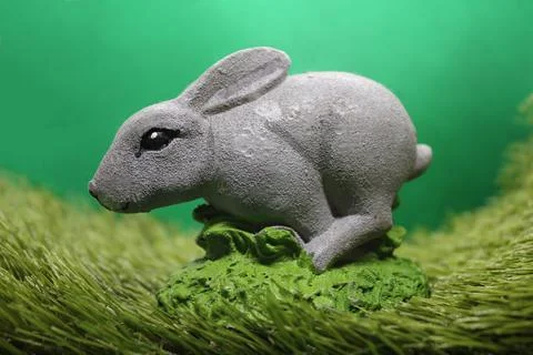 Hare figurine Stock Photos