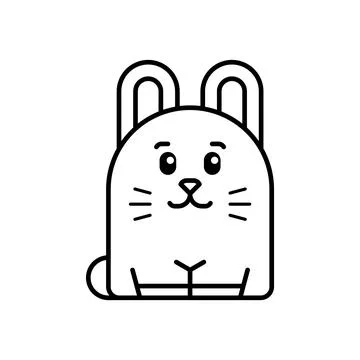 Hare icon Stock Illustration