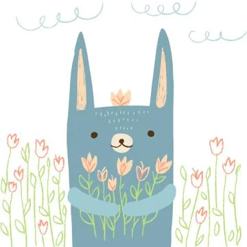 Hare illustration Stock Illustration