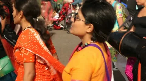 Hare Krishna Parade Stock Footage 12427400