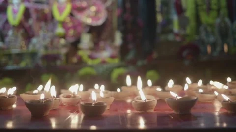 Hare Krishna temple from inside Stock Footage 60658827