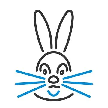 Hare Puppet Doll Icon Stock Illustration