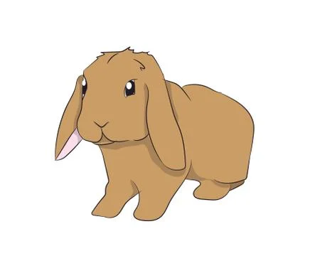 Hare sits vector Illustrazione stock