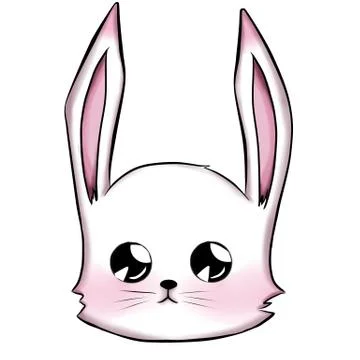 Hare, stickers, icon, Stock Illustration