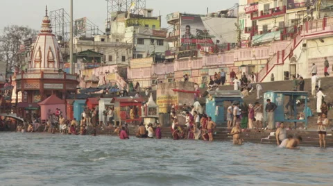 Hari ki Pauri Stock Footage 40366657