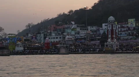 Hari ki Pauri Stock Footage 40367920