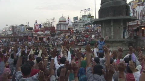 Hari ki Pauri Stock Footage 40369370