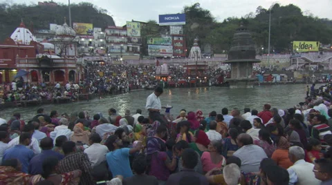 Hari ki Pauri Stock Footage 40370705