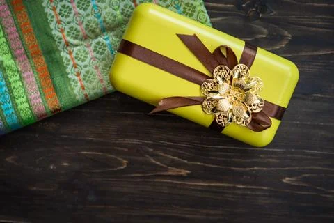 Hari Raya or Eid background with Malay Muslim traditional culture design. Stock Photos