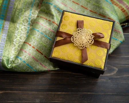 Hari Raya or Eid background with Malay Muslim traditional culture design. Stock Photos