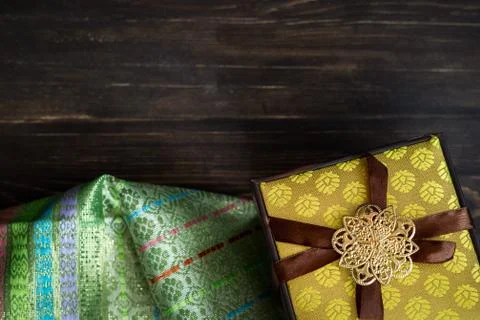 Hari Raya or Eid background with Malay Muslim traditional culture design. Stock Photos