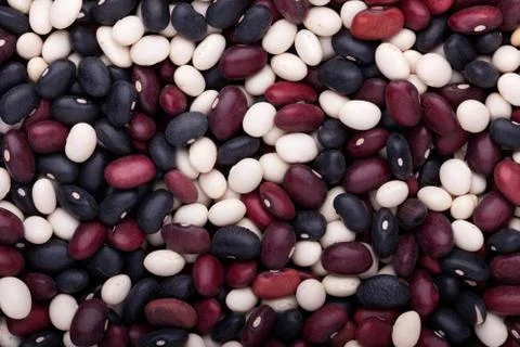 Haricot beans background Stock Photos