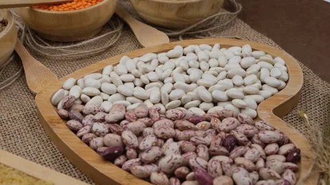 Haricot kidney beans Stock Footage 261821084
