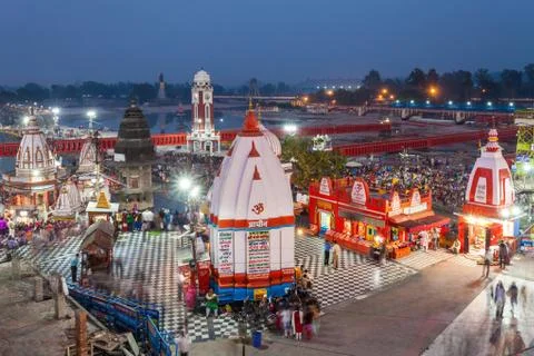 Haridwar in India Stock Photos
