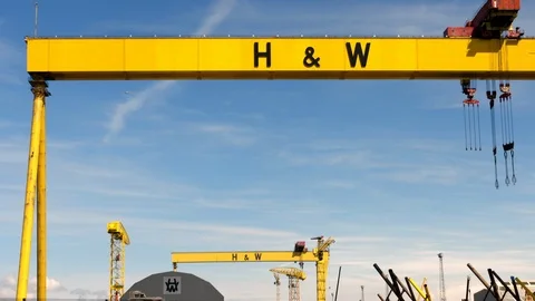 Harland &amp; Wolff, Belfast Stock Footage 89582330