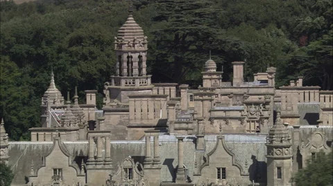 Harlaxton Manor C/U Stock Footage 65197555