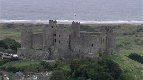 Harlech Castle Stock Footage 65200395