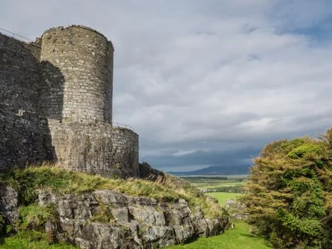 Harlech castle Stock Photos