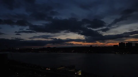 Harlem, Manhattan Evening Time Lapse Stock Footage 109307620