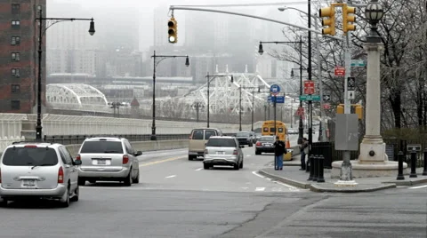 Harlem River Drive in NYC (Bridge) Stockbeeldmateriaal 2974232