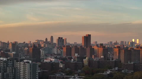 Harlem at sunset Stock Footage 254222016