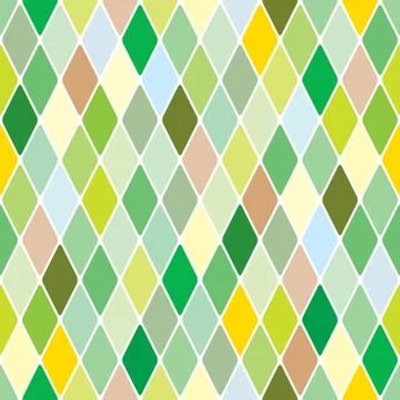 Harlequin springtime background Stock Illustration