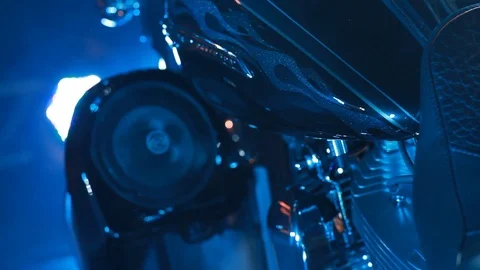 Harley Davidson 110 Screamin Eagle Stock Footage 101098456