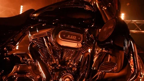 Harley Davidson 110 Screamin Eagle Stock Footage 101098474